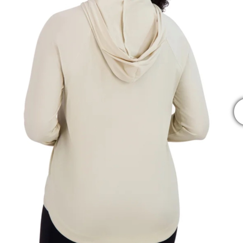 SAGE Women's Lightweight Hoodie Tan - Picture 3 of 3